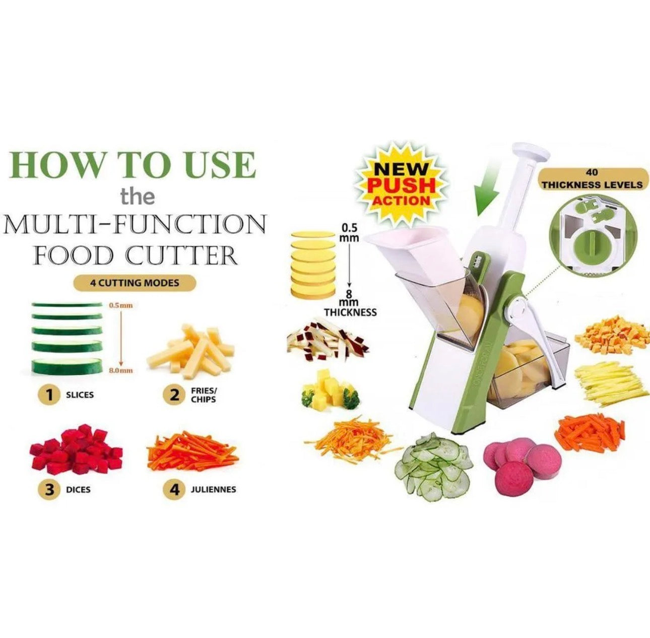 Swift Slicer | 5-in-1 Professional Vegetable Cutter & Slicer